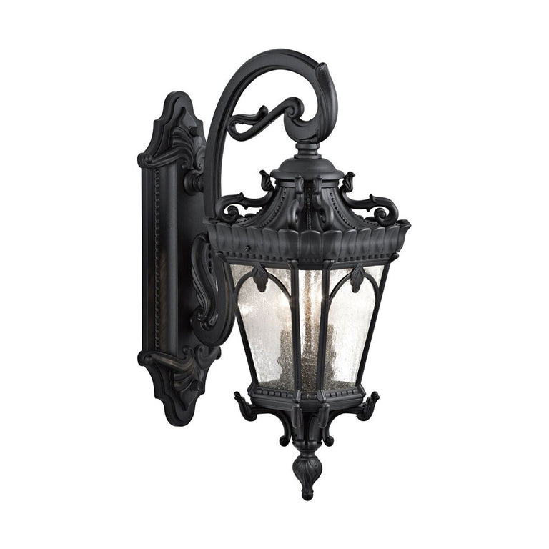 Tournai Large Wall Lantern Textured Black - KL/TOURNAI2/L/BKT