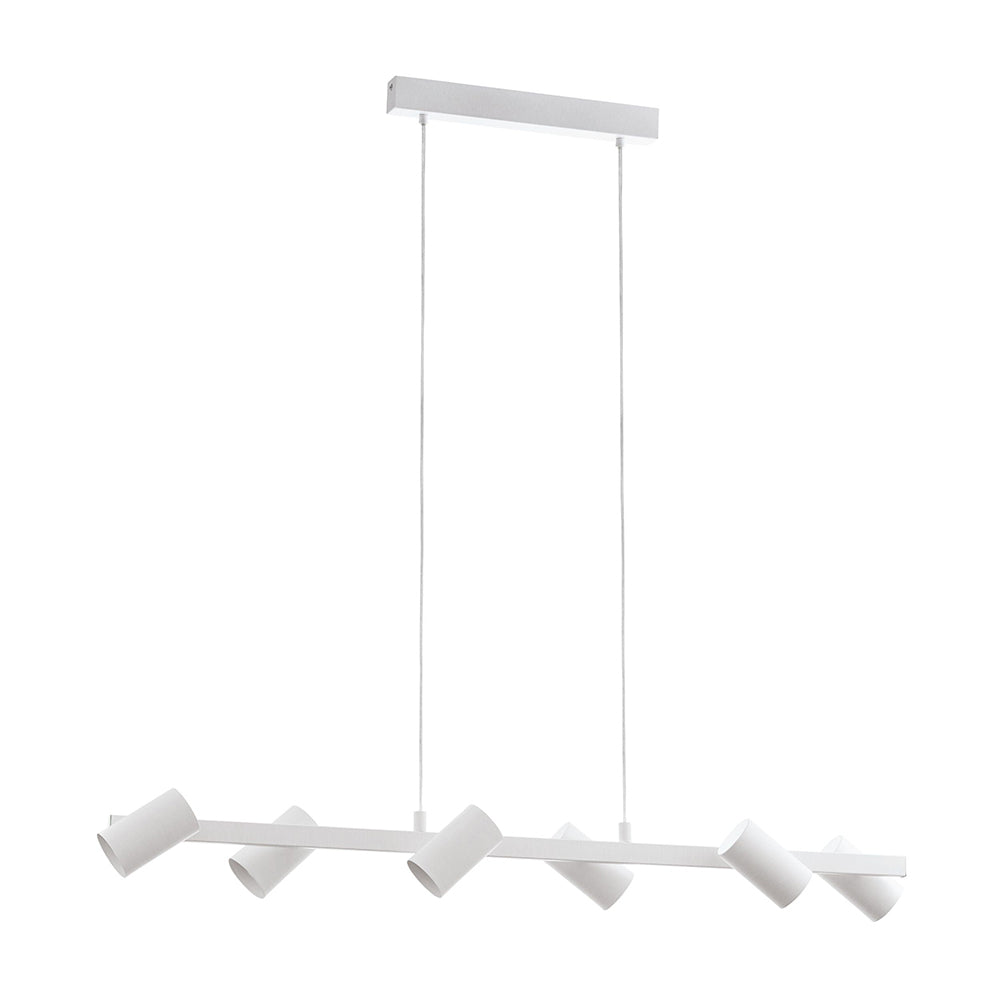 Gatuela 6 Light Pendant White - 98687N