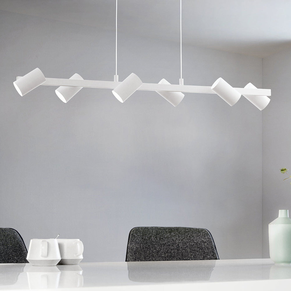 Gatuela 6 Light Pendant White - 98687N