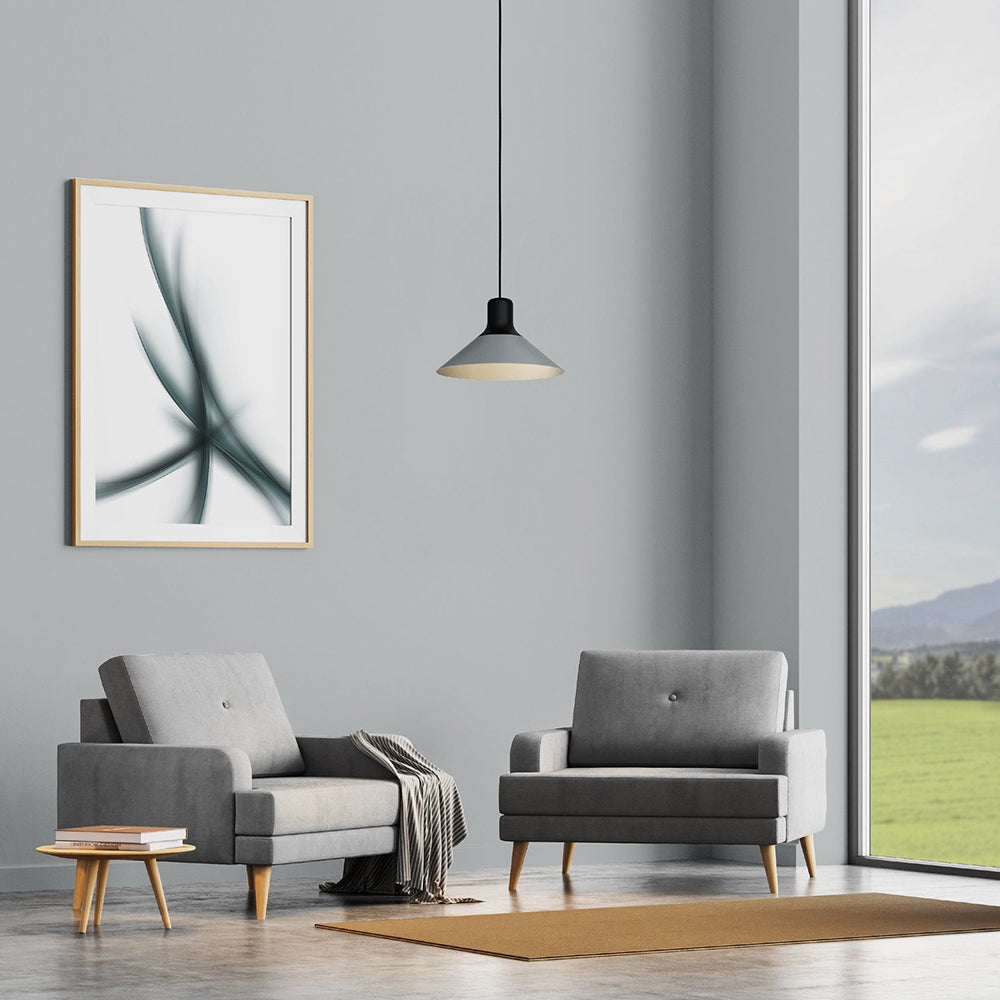Abreosa 1 Light Pendantt Black / Grey - 99511N