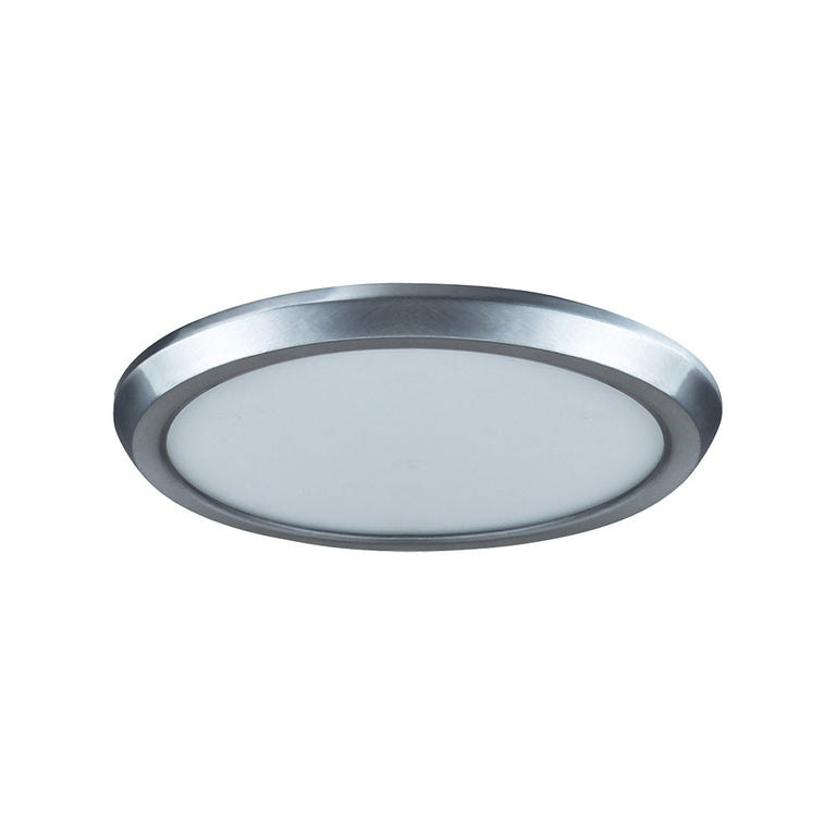 Concept 3 24W Dimmable LED Ceiling Fan Light Kit Brushed Aluminium / Tri-Colour - A3514