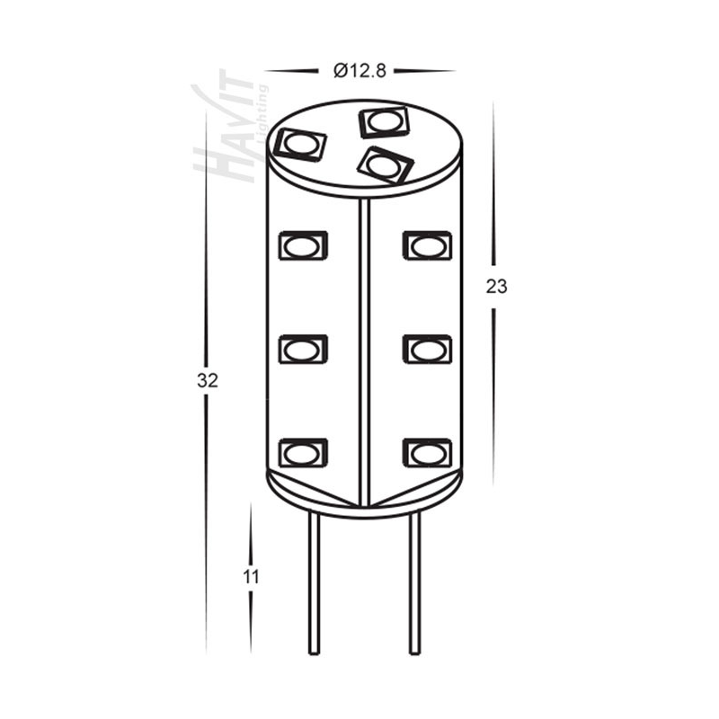AAEC9529 - LED 12V G4 3500K
