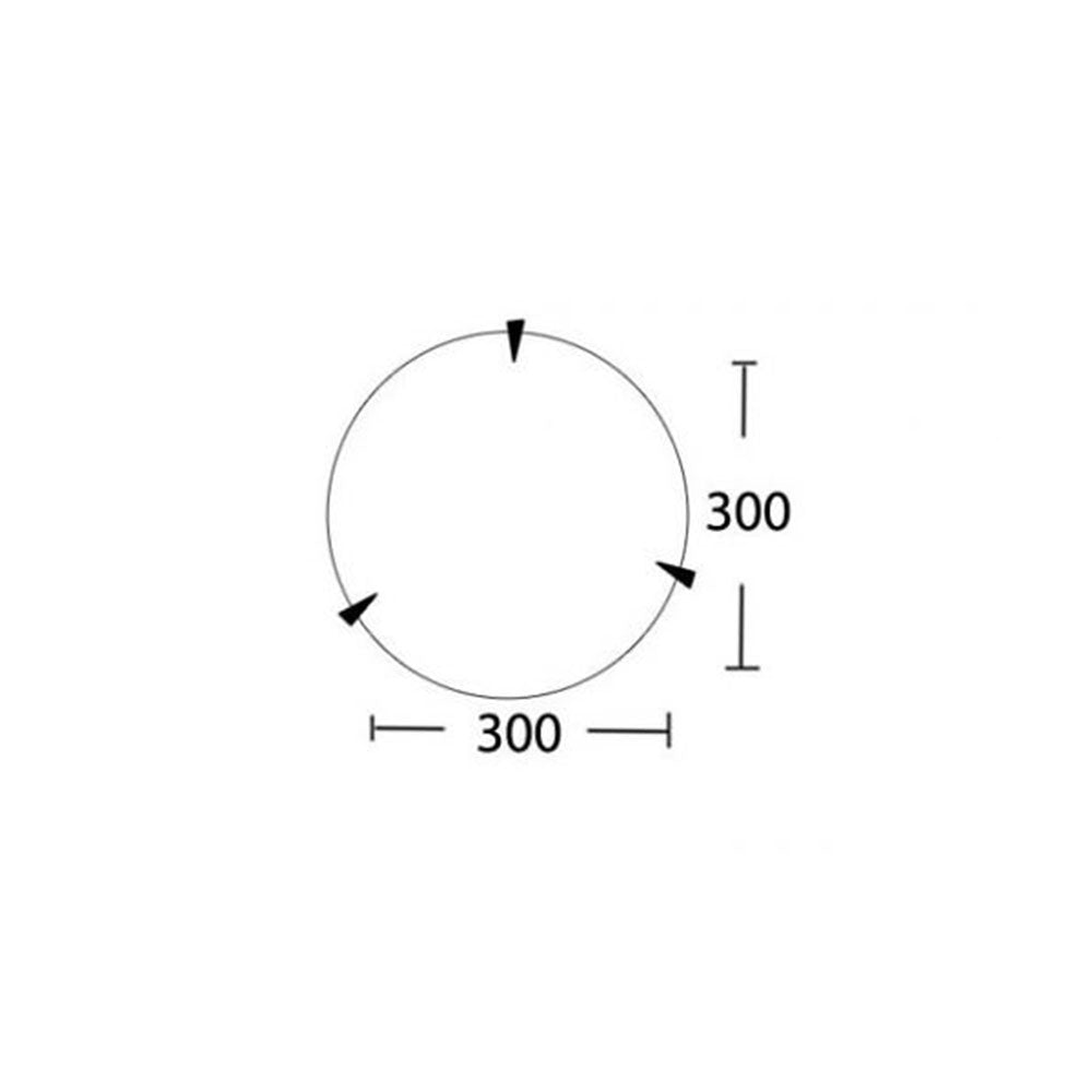 Mahsati 7 E27 Spike Oyster Light Satin Chrome - AC1002/30/SCH