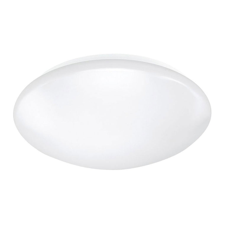 Mahsati 12 30W LED Dimmable Oyster Light with Microwave Sensor White / Tri-Colour - AC1012/LED/30W
