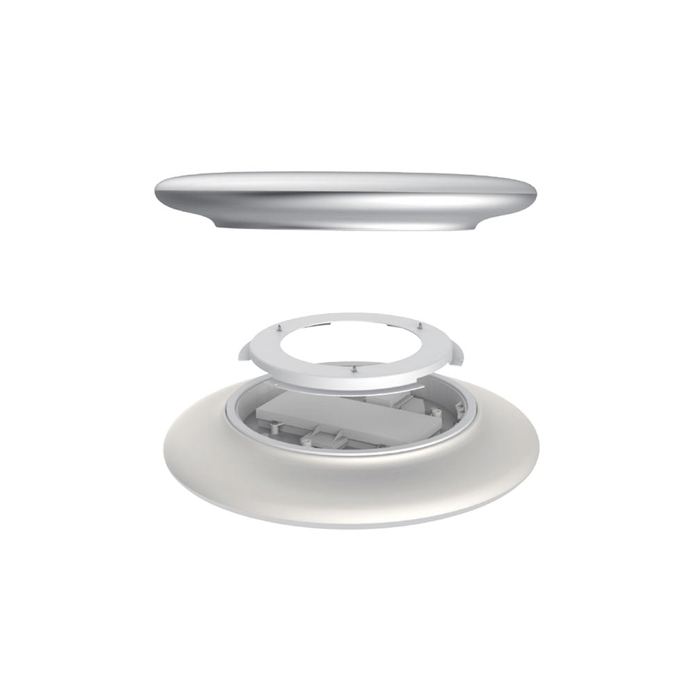 Mahsati 4 15W LED Dimmable Oyster Light White / Tri-Colour - AC9004/15W/WH/TC