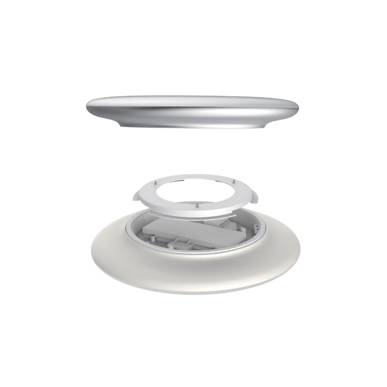 Mahsati 4 15W LED Dimmable Oyster Light White / Tri-Colour - AC9004/15W/WH/TC