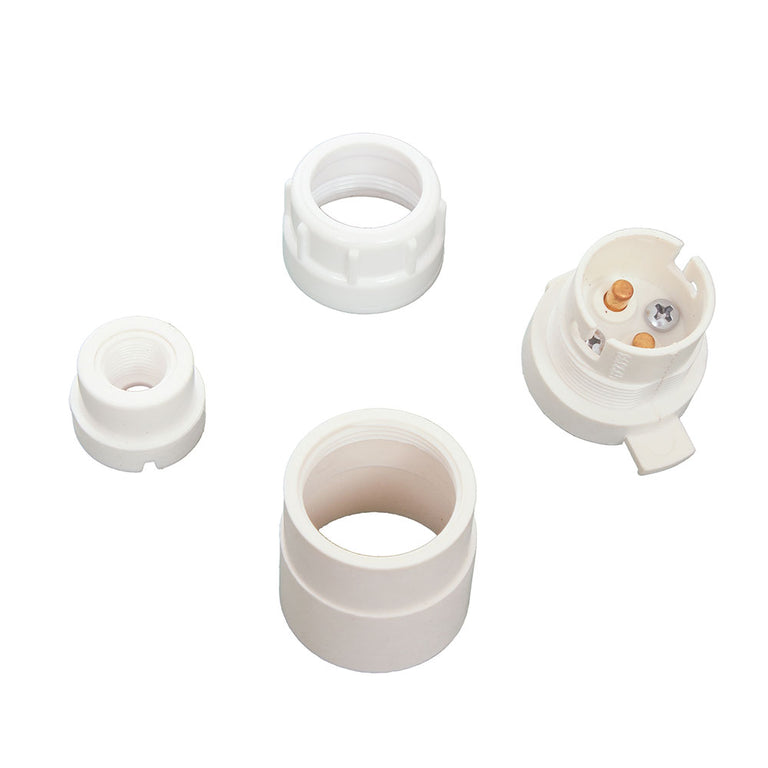 Lampholder Switched 1/2″ White - ACLH1-2SWWH