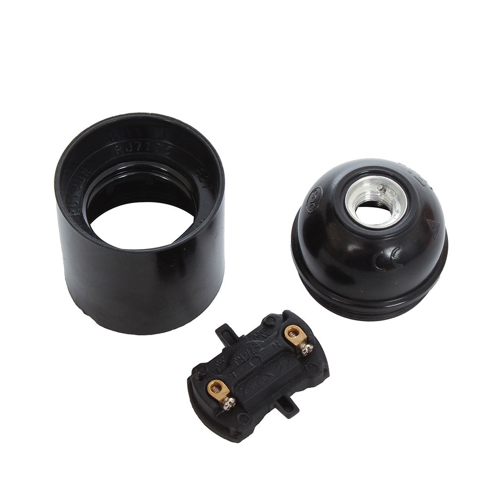 Lampholder ES Plain Body - ACLHESPLAINBK