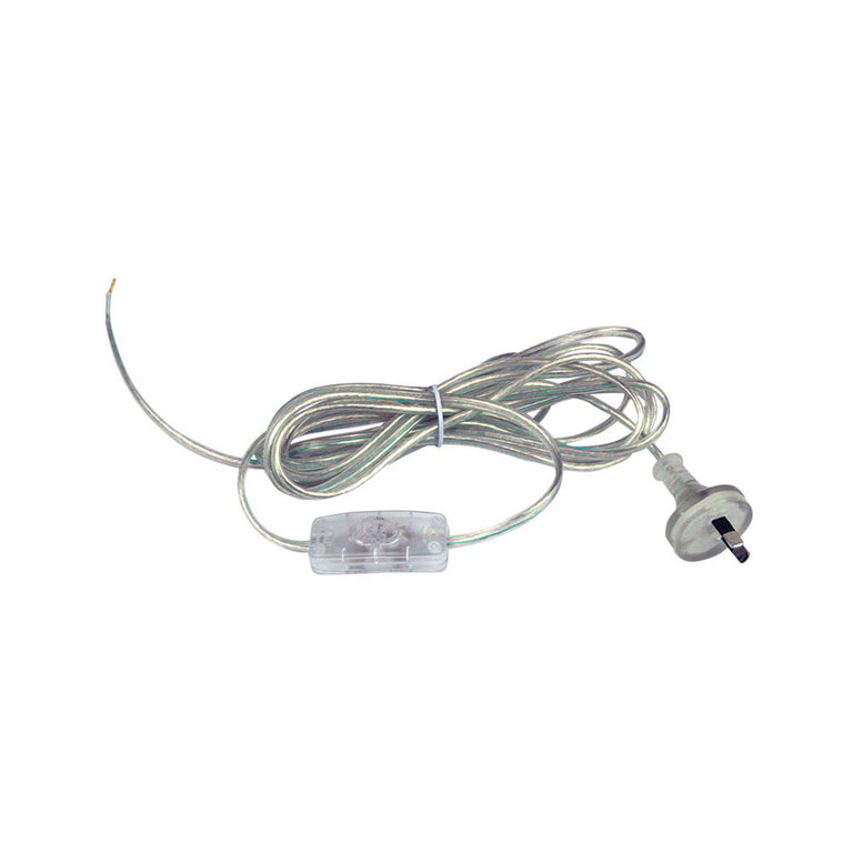 Flex & Plug 2 Core With Inline Switch Clear