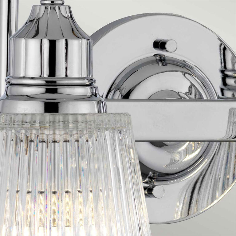 Addison 3 Light Bathroom Wall Light Polished Chrome - BATH-QN-ADDISON3-PC