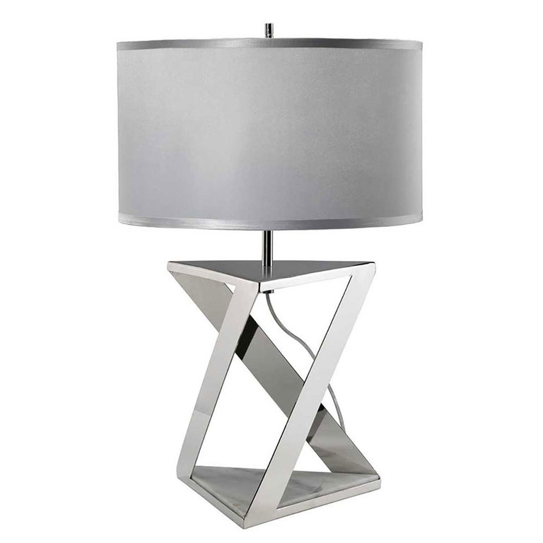 Aegeus Table Lamp Polished Nickel - AEGEUS-TL