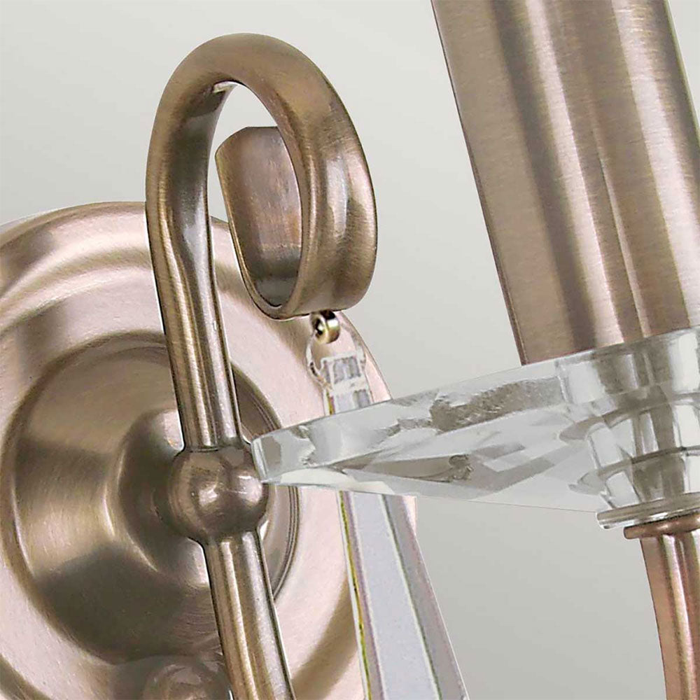 Aegean Single Wall Light Aged Brass - AG1-AGED-BRASS