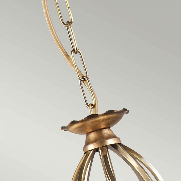 Aegean 3 Light Chandelier Aged Brass - AG3-AGED-BRASS