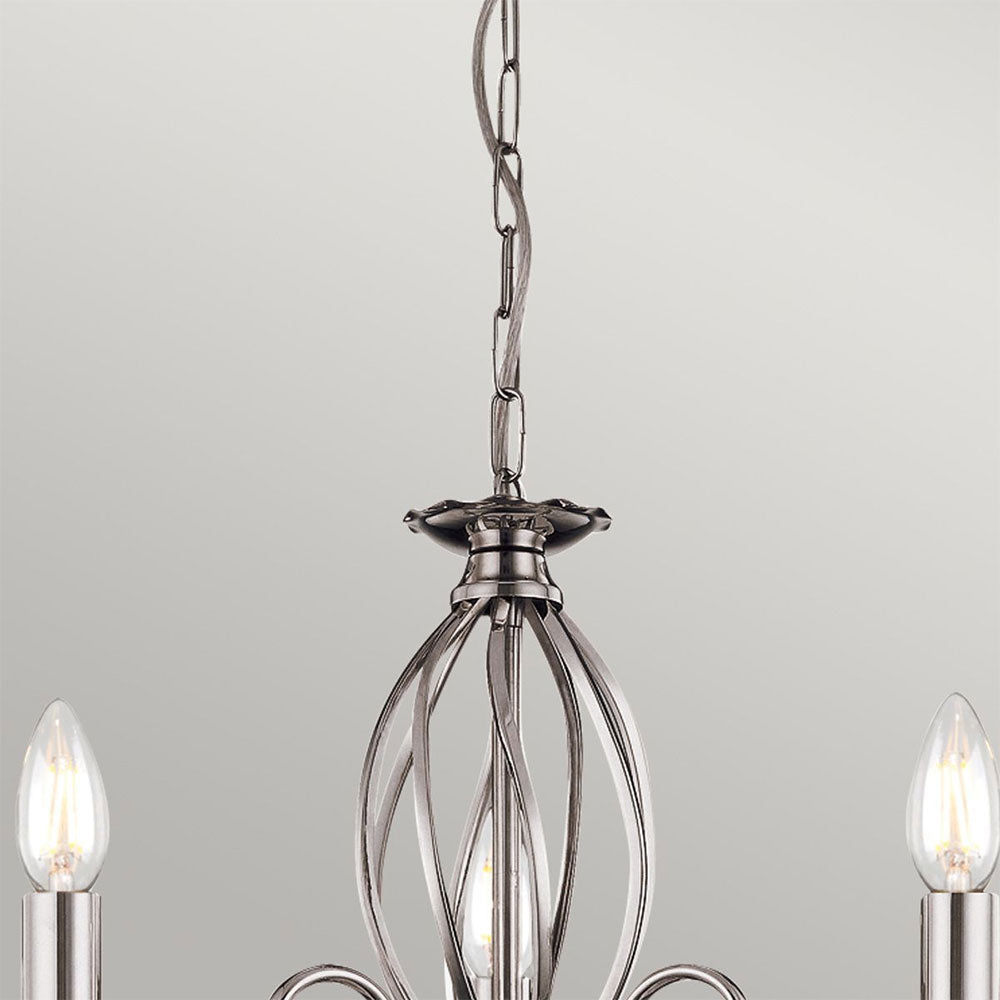 Aegean 3 Light Chandelier Polished Nickel - AG3-POL-NICKEL