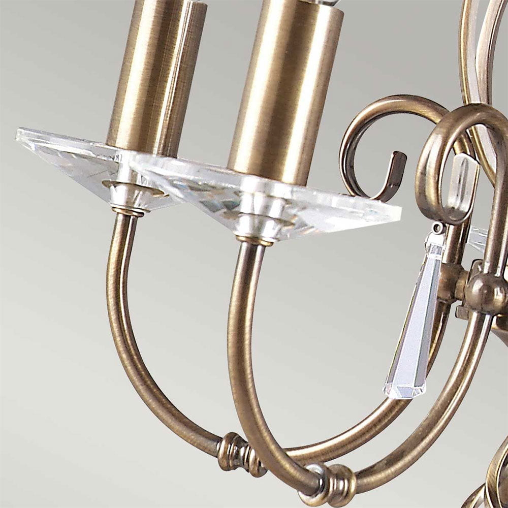 Aegean 5 Light Chandelier Aged Brass - AG5-AGED-BRASS