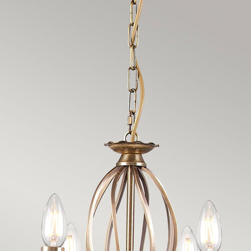 Aegean 8 Light Chandelier Aged Brass - AG8-AGED-BRASS