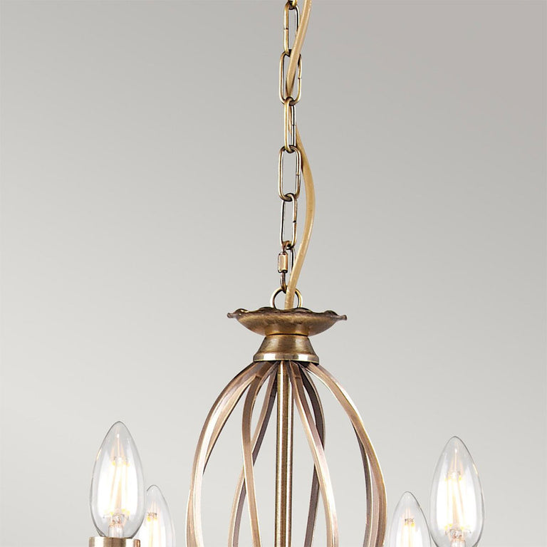 Aegean 8 Light Chandelier Aged Brass - AG8-AGED-BRASS