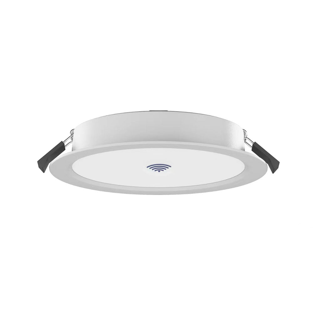 Super Slim 15W Flicker Free Dimmable LED Downlight White With Microwave Sensor / Tri-Colour - AL5009-WHTC15S02-TS
