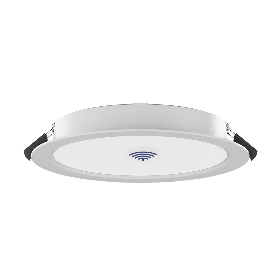 Super Slim 18W Flicker Free Dimmable LED Downlight White With Microwave Sensor / Tri-Colour - AL5010-WHTC18S02-TS
