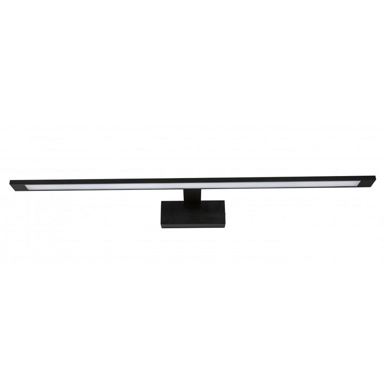 Aliano 12W LED Vanity Wall Light Black / Cool White - ALIANO-770 BLK
