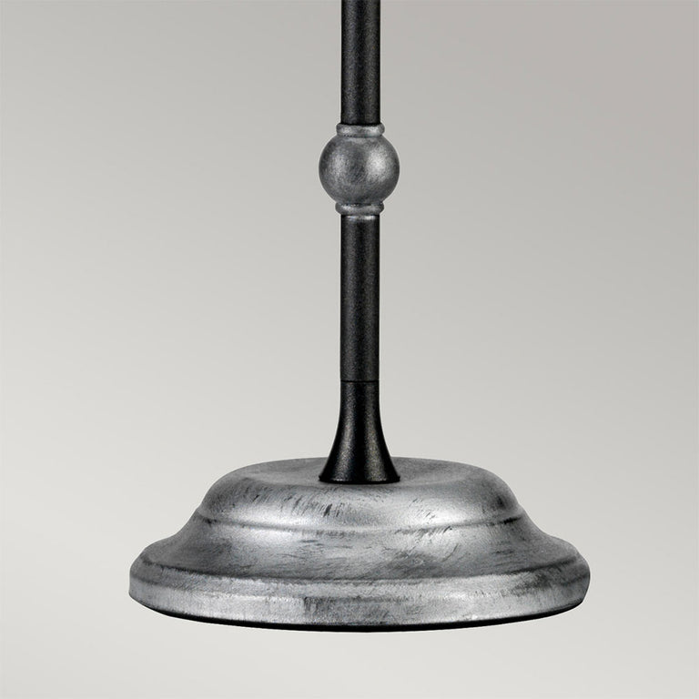 Amarilli 1 Light Table Lamp Black/Silver - AML-TL-BLK-SIL