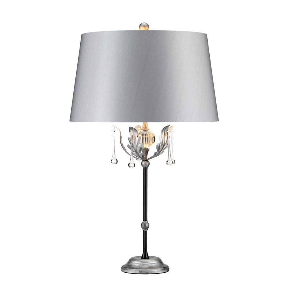 Amarilli 1 Light Table Lamp Black/Silver - AML-TL-BLK-SIL