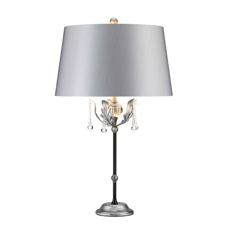 Amarilli 1 Light Table Lamp Black/Silver - AML-TL-BLK-SIL