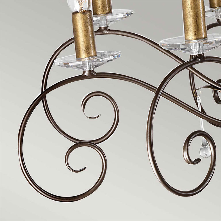 Amarilli 15 Light Chandelier Bronze/Gold - AML15-BRONZE