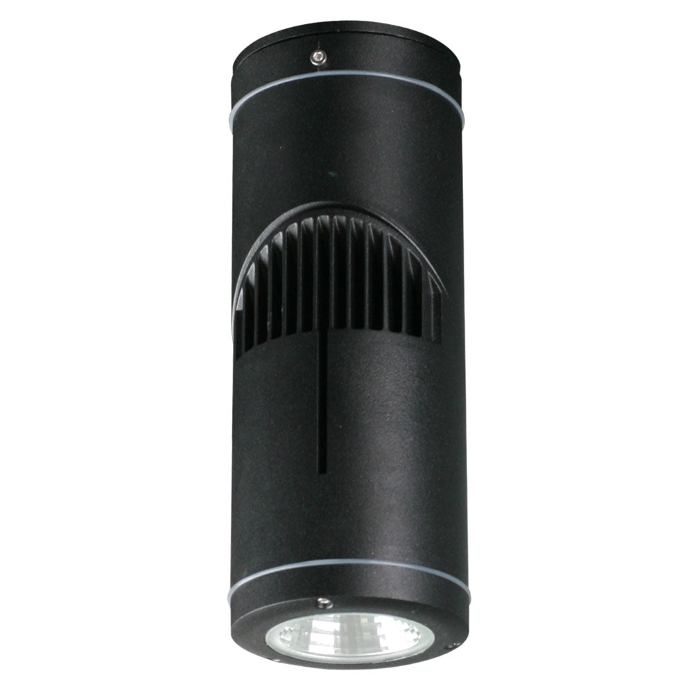 Angle 18W LED Surface Mounted Downlight Charcoal Black / Warm White - SE7088 CB