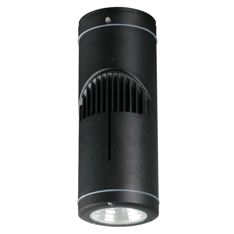 Angle 18W LED Surface Mounted Downlight Charcoal Black / Warm White - SE7088 CB