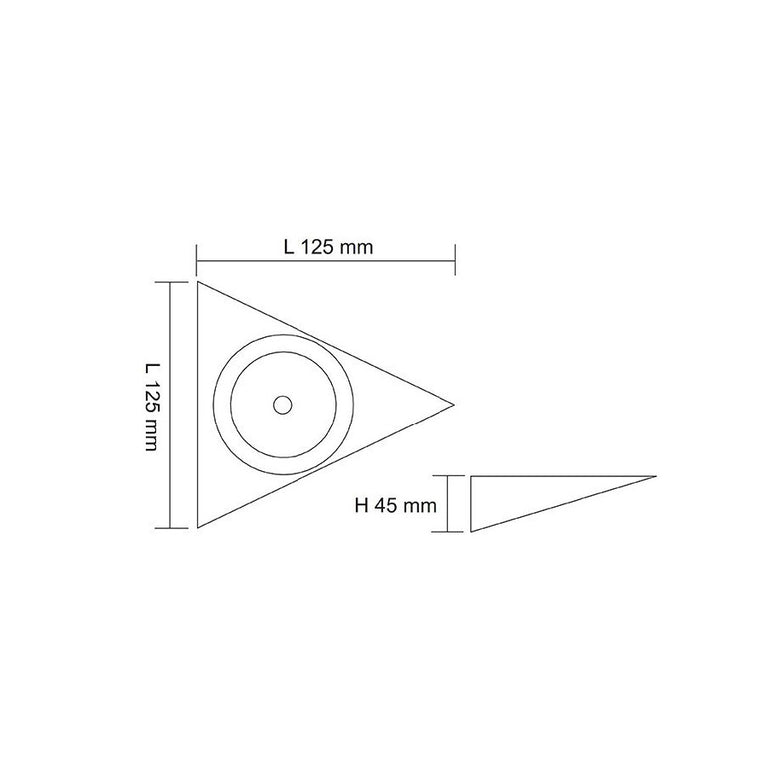 Anova 4W LED Surface Mounted Cabinet Light White / Daylight - S9105DL ST/WH