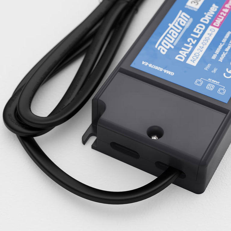 Aquatran 30W 24VDC DALI-2 IP20 4KHZ PWM Power Supply - AQD-24-030-A-D