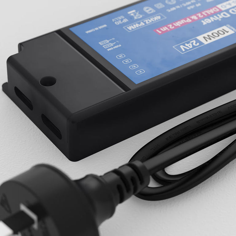 Aquatran 100W 24VDC DALI-2 IP20 4KHZ PWM Power Supply - AQD-24-100-A-D