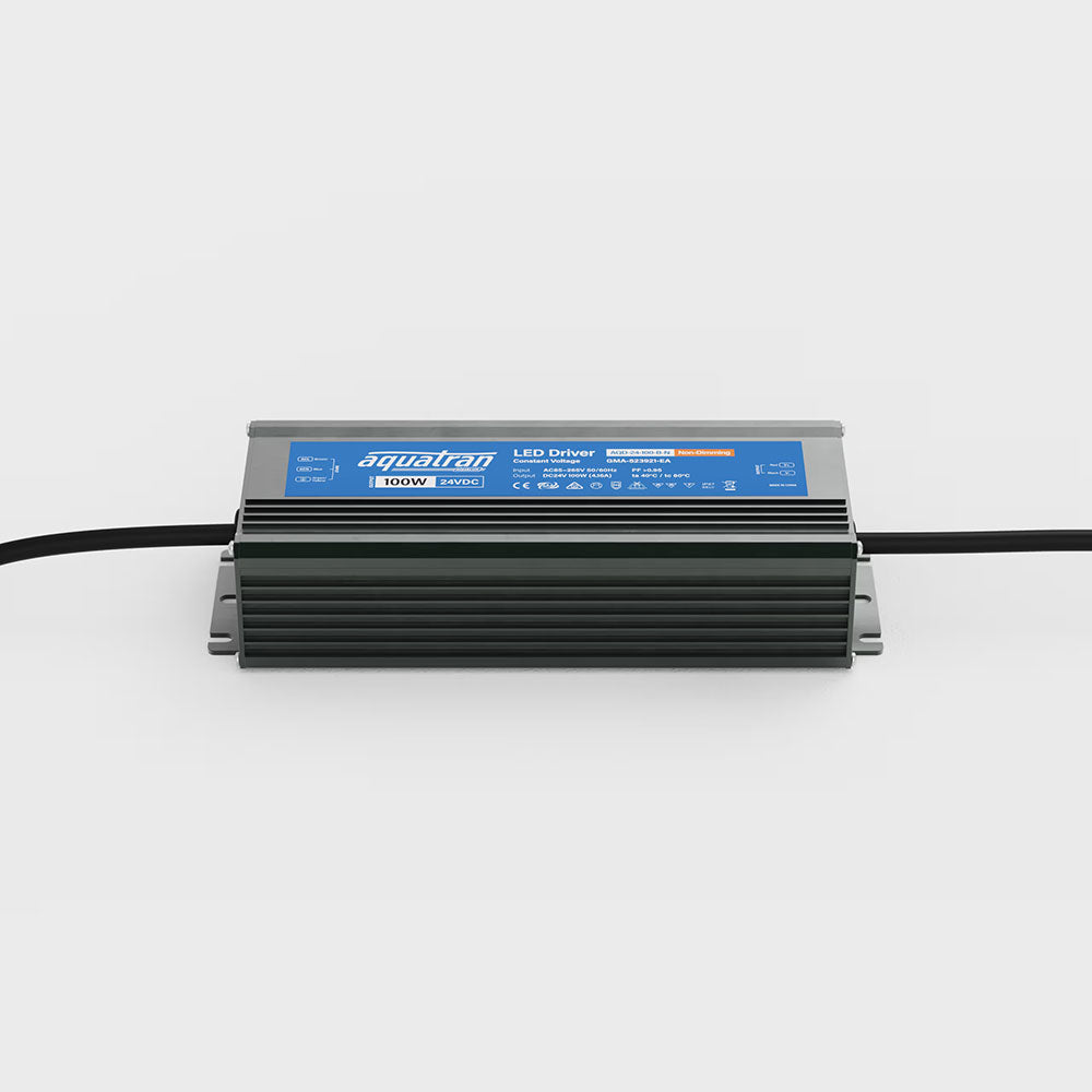 Aquatran 100W 24VDC Non-Dimming IP67 Power Supply - AQD-24-100-B-N