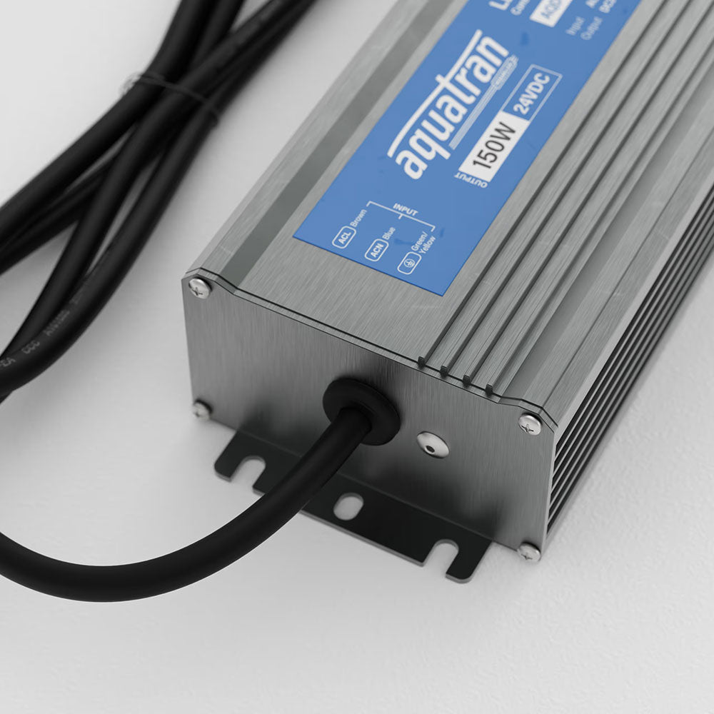 Aquatran 150W 24VDC Non-Dimming IP67 Power Supply - AQD-24-150-B-N