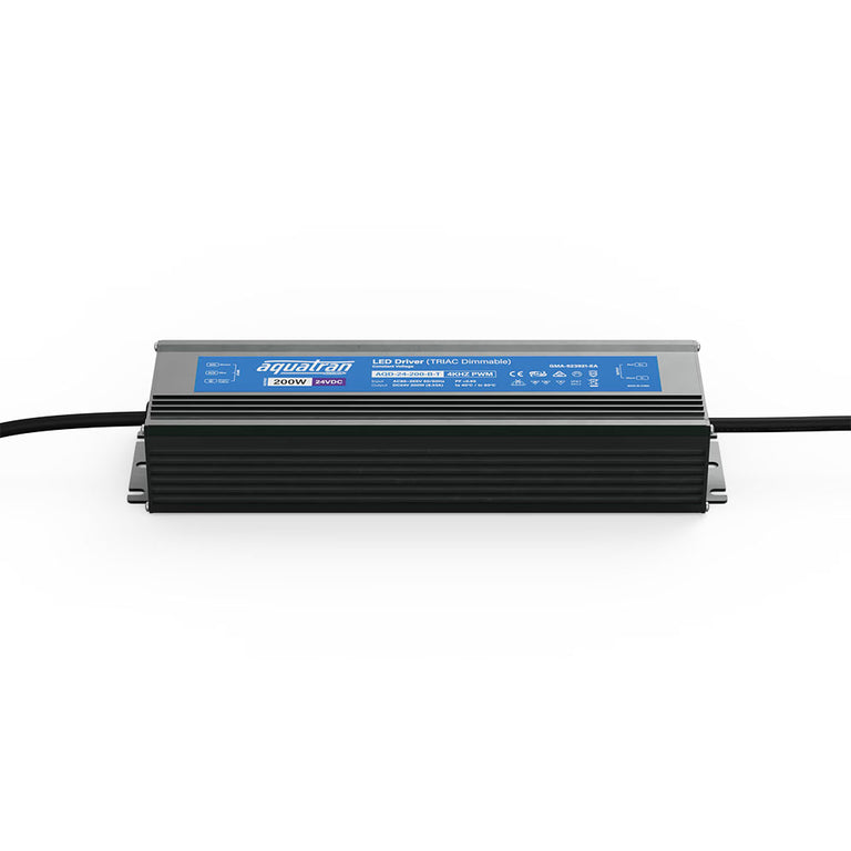 Aquatran 200W 24VDC TRIAC IP67 4KHZ PWM Power Supply - AQD-24-200-B-T
