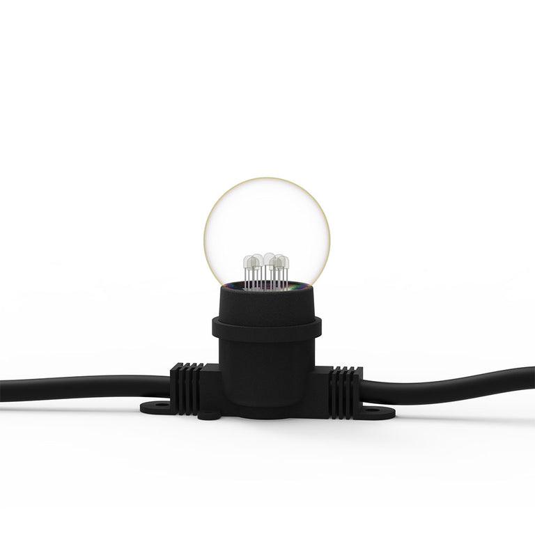 Fancy Round 0.5W 24V AC/DC E27 Festoon Globe / Warm White - AQF-G-002-2700K