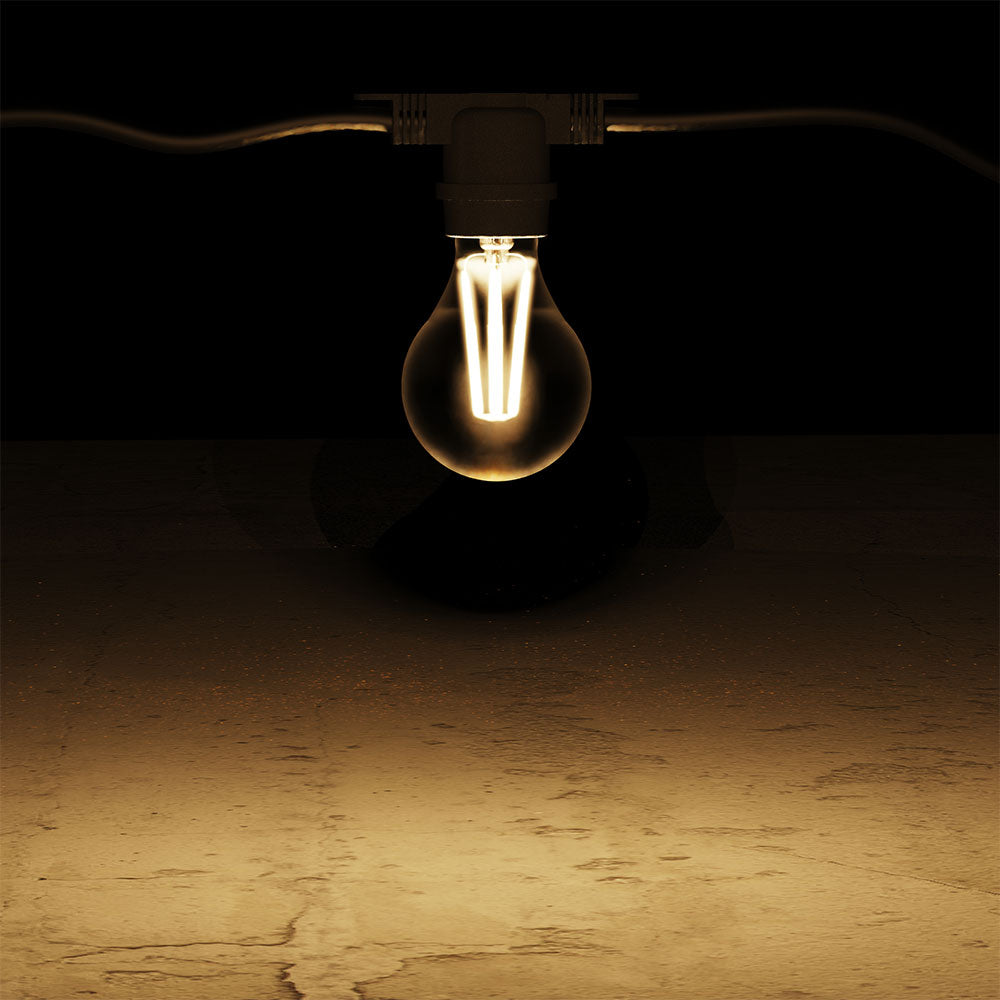 Fancy 0.7W 24V DC E27 Filament Festoon Globe / Ultra Warm White - AQF-G-004-2200K