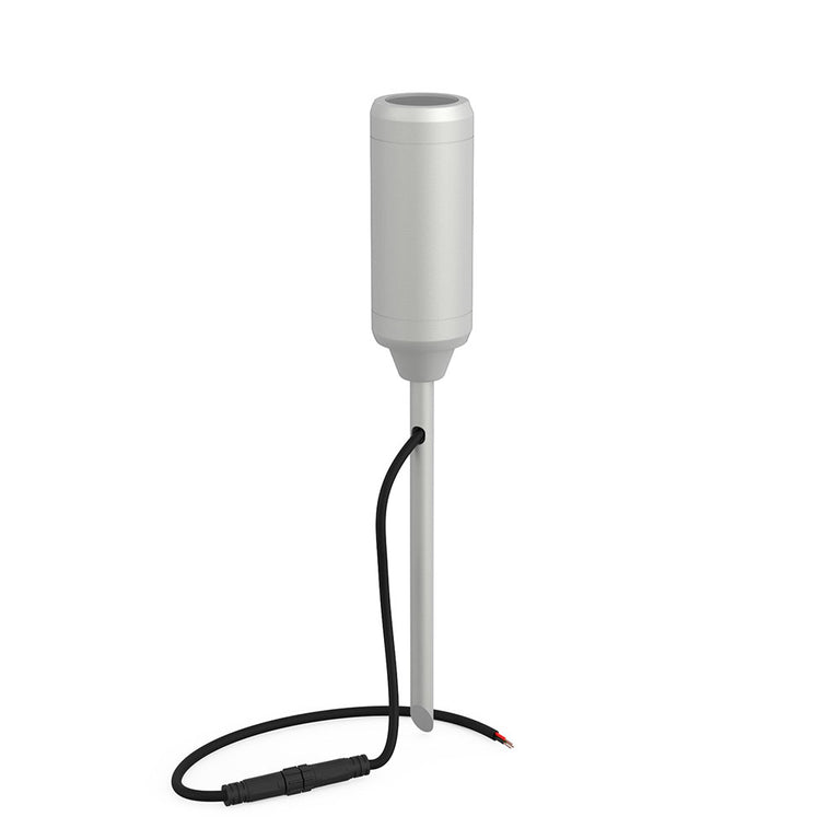 Lumena 7W 40° LED Spike Uplight Silver Reign / Blue - AQL-105-A1-X007BU40Q