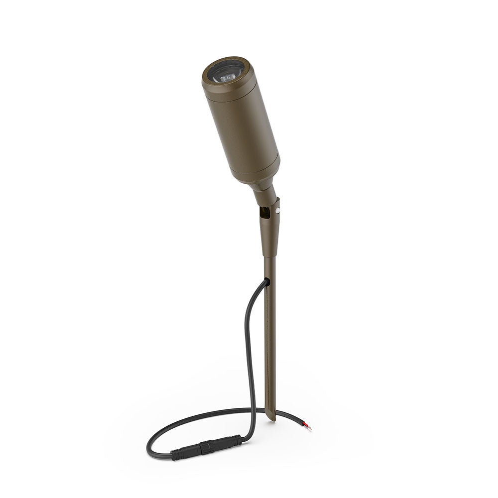 Lumena 4W 12~24V AC / 24V DC 3-Wire Dimmable LED Adjustable Uplight Bronze - AQL-115-A3