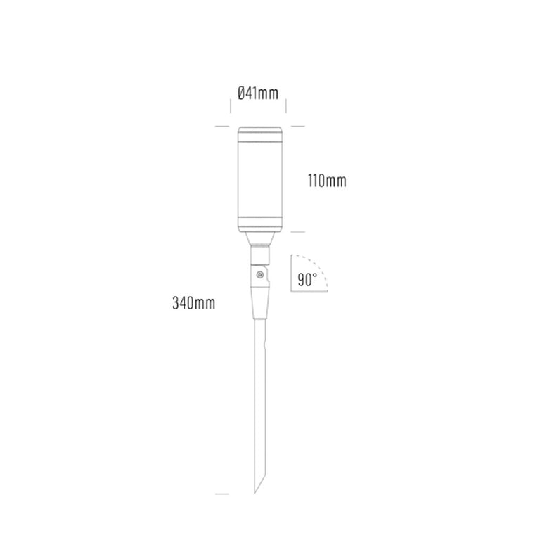 Lumena 10W 24V DC Dimmable LED Adjustable Uplight White / RGBW - AQL-115-A8