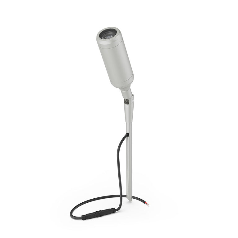 Lumena 10W 24V DC Dimmable LED Adjustable Uplight Silver / RGBW - AQL-115-A1