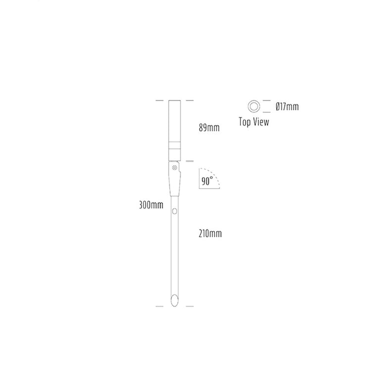 Lumena 2W 70° LED Micro Spike Silver Reign / Red - AQL-116-A1-X002RD70Q