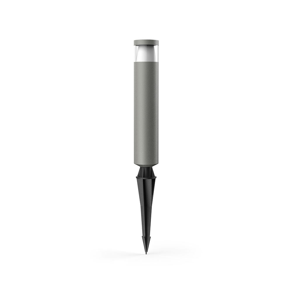Lumena 8W 12~24V AC / 24V DC Dimmable LED Spike Bollard Light Basalt / Warm White - AQL-130-A4-X00830DCQ