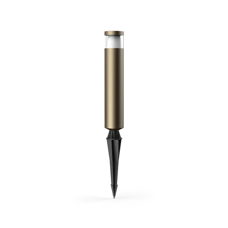 Lumena 8W 12~24V AC / 24V DC Dimmable LED Spike Bollard Light Bronze / Warm White - AQL-130-A3-X00830DCQ
