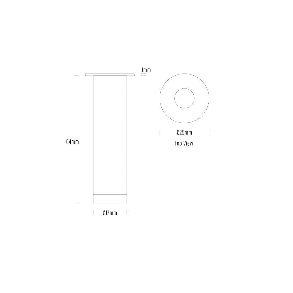 Lumena 2W 24V DC Nano Dimmable LED Inground Uplight Silver - AQL-151-A1