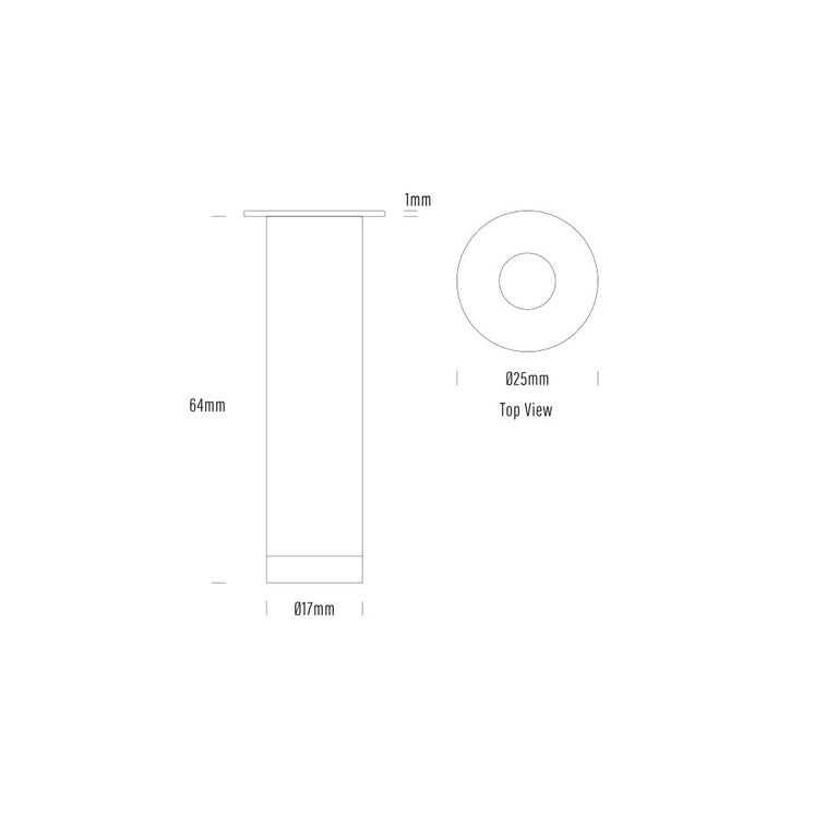 Lumena 2W 24V DC Nano Dimmable LED Inground Uplight Bronze - AQL-151-A3
