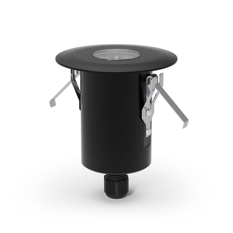 Lumena 4W 12~24V AC / 24V DC Dimmable LED Decklight Black - AQL-155-A2