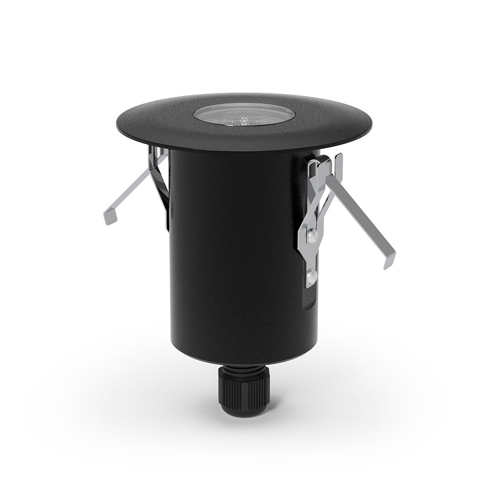 Lumena 7W 12~24V AC / 24V DC Dimmable LED Decklight Black - AQL-155-A2