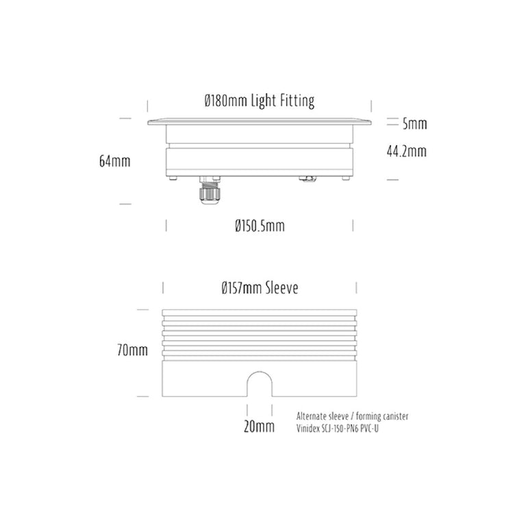 Lumenapro 30W 10° LED High Power Dimmable Recessed Uplight Black / RGBW - AQL-158-A2-Z030Z210Q